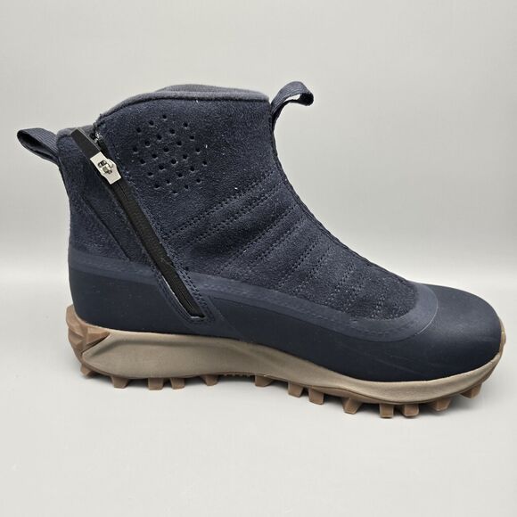 Merrell Men's Sz 7 Blue Thermo Snowdrift Zip Mid Boot Waterproof Warm Leather - Picture 7 of 12